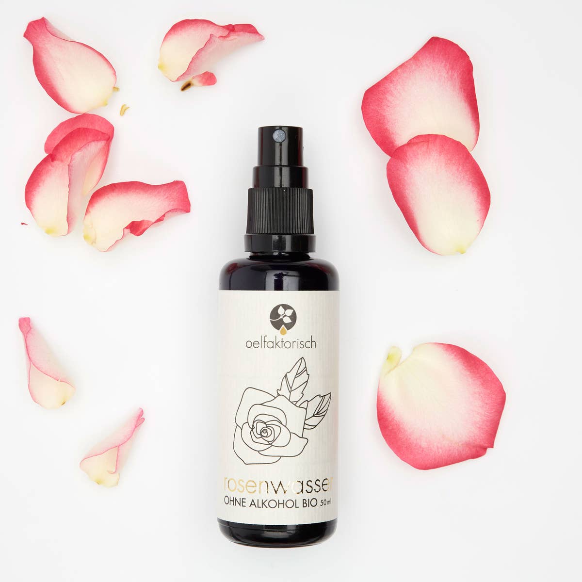 Flacon vaporisateur d’hydrolat de rose 50 ml — 50 ml