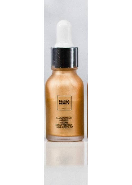 Illuminateur liquide Pink Glowy · Doré Elikya Beauty